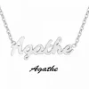 Athème Collier Et Pendentif<Collier B2689-ARGENT-AGATHE