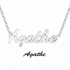 Athème Collier Et Pendentif<Collier B2689-ARGENT-AGATHE