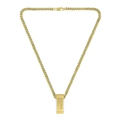 Boss Bijoux Collier Et Pendentif<Collier Homme en Acier Doré