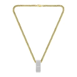 Boss Bijoux Collier Et Pendentif<Collier Homme en Acier Doré