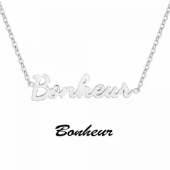 Athème Collier Et Pendentif<Collier et pendentif B2689-ARGENT-BONHEUR Femme