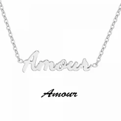 Athème Collier Et Pendentif<Collier et pendentif B2689-ARGENT-AMOUR Femme