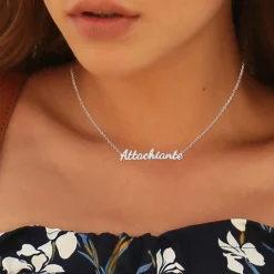 Athème Collier Et Pendentif<Collier et pendentif B2689-ARGENT-ATTACHIANTE Femme