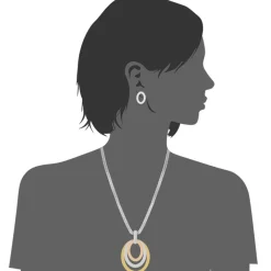 Edforce Collier Et Pendentif<Collier et pendentif Femme 93-0855-S -