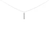 Les Interchangeables Collier Et Pendentif<Collier et pendentif A54273 - Barette Strassée PM Palladium Cristal
