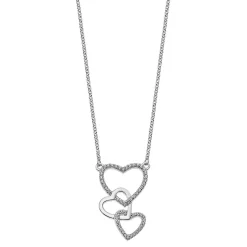 Lotus Silver Collier Et Pendentif<Collier et pendentif MOMENTS LP1817-1-1 - Collier et pendentif MOMENTS Argent Coeur