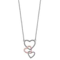 Lotus Silver Collier Et Pendentif<Collier et pendentif MOMENTS LP1817-1-2 - Collier et pendentif MOMENTS Argent Coeur