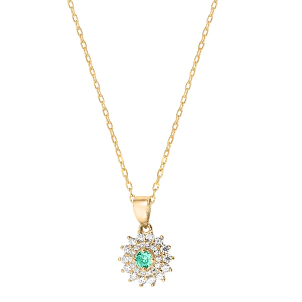 Punica Bijoux Collier Et Pendentif<Collier et pendentif Punica Jaune Femme FIN_N16_GP