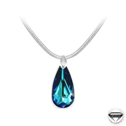 So Charm Bijoux Collier Et Pendentif<Collier et pendentif So Charm cristal goutte bleue - Collier Femme