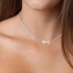 So Charm Bijoux Collier Et Pendentif<Collier et pendentif So Charm B2757-COLLIER-ARGENT Femme