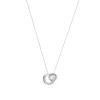 Maison de la Bijouterie Collier Et Pendentif<Collier fantaisie double rond martelé Femme WYZ63U45 Argent
