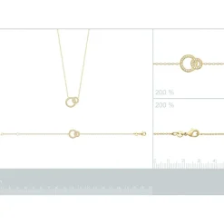 Maison de la Bijouterie Collier Et Pendentif<Collier fantaisie maille forçat plaqué or UW33V345