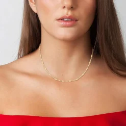 Angèle M Bijoux Collier Et Pendentif<Collier femme - B2376-DORE - Angèle M Doré