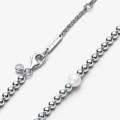 Pandora Collier Et Pendentif<Collier femme argent avec perle et zircon Timeless