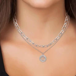 Angèle M Bijoux Collier Et Pendentif<Collier femme B2559 - Angèle M