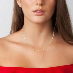 Angèle M Bijoux Collier Et Pendentif<Collier femme B2394-BLANC - Angèle M Doré