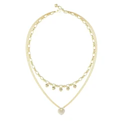 Guess Bijoux Collier Et Pendentif<Collier Femme Crazy In Love JUBN05208JWYG Acier Doré