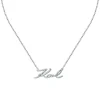 Karl Lagerfeld Bijoux Collier Et Pendentif<Collier Femme Karl Lagerfeld Symbol - KLAYD04 Acier Argent