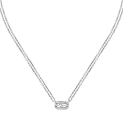 Karl Lagerfeld Bijoux Collier Et Pendentif<Collier Femme Karl Lagerfeld Stone - KLAYC13 Acier Argent