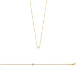 Maison de la Bijouterie Collier Et Pendentif<Collier Femme Sensimio UW300445 Plaqué or