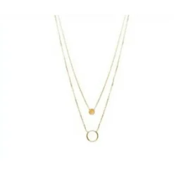 Maison de la Bijouterie Collier Et Pendentif<Collier Femme Sensimio UYZ4WW40 Plaqué or