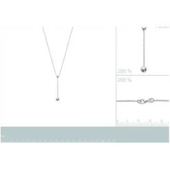 Maison de la Bijouterie Collier Et Pendentif<Collier Femme Sensimio VY0Y5U4Y Argent