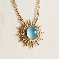 Maison de la Bijouterie Collier Et Pendentif<Collier Femme Sensimio UW3YUZ45 Plaqué or