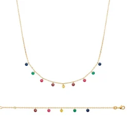 Maison de la Bijouterie Collier Et Pendentif<Collier Femme Sensimio UW34V345 Plaqué or