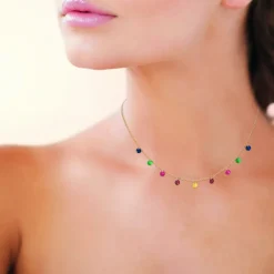 Maison de la Bijouterie Collier Et Pendentif<Collier Femme Sensimio UW34V345 Plaqué or