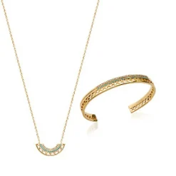 Maison de la Bijouterie Collier Et Pendentif<Collier Femme Sensimio UWZWUV45 Plaqué or