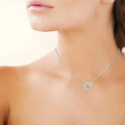 Maison de la Bijouterie Collier Et Pendentif<Collier Femme Sensimio VWZ5ZY45 Argent