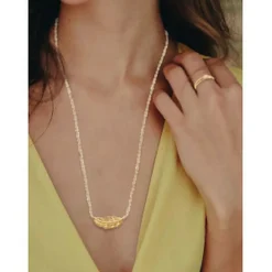 Maison de la Bijouterie Collier Et Pendentif<Collier Femme Sensimio UYZ35345 Plaqué or