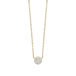 Maison de la Bijouterie Collier Et Pendentif<Collier Femme Sensimio UWZ45Y45 Plaqué or