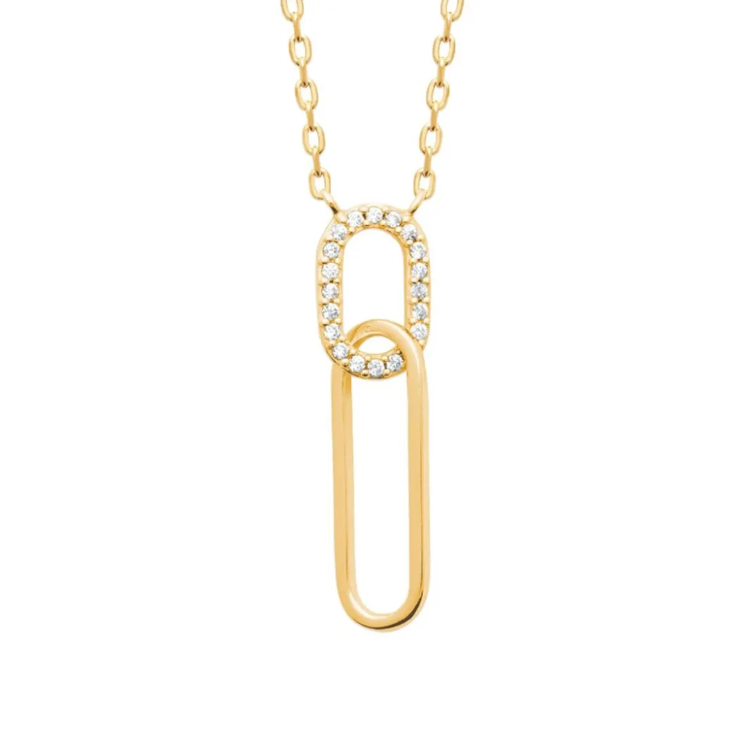 Maison de la Bijouterie Collier Et Pendentif<Collier Femme Sensimio UW33Y045 Plaqué or