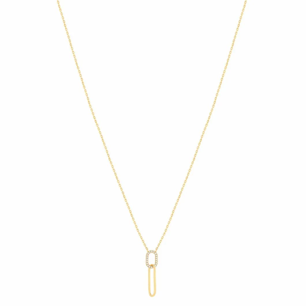 Maison de la Bijouterie Collier Et Pendentif<Collier Femme Sensimio UW33Y045 Plaqué or