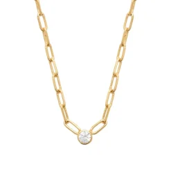 Maison de la Bijouterie Collier Et Pendentif<Collier Femme Sensimio UW344345 Plaqué or