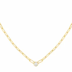 Maison de la Bijouterie Collier Et Pendentif<Collier Femme Sensimio UW344345 Plaqué or