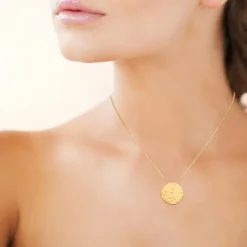 Maison de la Bijouterie Collier Et Pendentif<Collier Femme Sensimio UYZ60045 Plaqué or