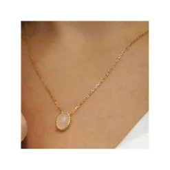 Maison de la Bijouterie Collier Et Pendentif<Collier Femme Sensimio UW3ZY645 Plaqué or