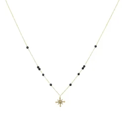 Pierre Lannier Bijoux Collier Et Pendentif<Collier Femme Australe - BJ22A0231 Acier Doré