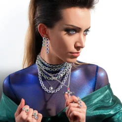 RKG Bijoux Collier Et Pendentif<Collier Femme Romy - VINN07RHO Argent