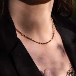 Sloya Collier Et Pendentif<Collier Femme Paloma en pierres Oeil de Tigre