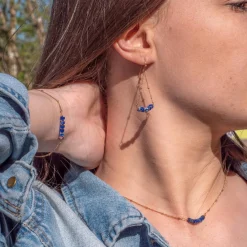 Sloya Collier Et Pendentif<Collier Femme Piana en pierres Lapis-lazuli