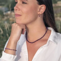 Sloya Collier Et Pendentif<Collier Femme Serena Améthyste Violet