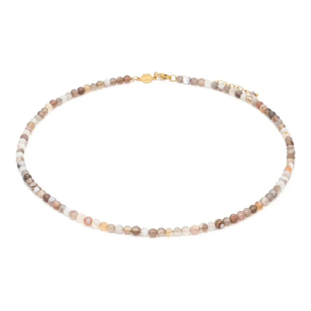 Sloya Collier Et Pendentif<Collier Femme Serena en pierres Agate Botswana