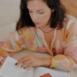 Sloya Collier Et Pendentif<Collier Femme Serena en pierres Cornaline Rouge