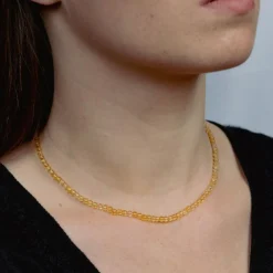 Sloya Collier Et Pendentif<Collier Femme Serena en pierres Citrine