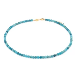 Sloya Collier Et Pendentif<Collier Femme Serena en pierres Apatite Bleu