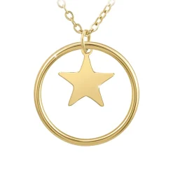So Charm Bijoux Collier Et Pendentif<Collier Femme So Charm - B3009-DORE - Collier Étoile Doré