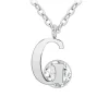 So Charm Bijoux Collier Et Pendentif<Collier Femme So Charm - B1498-G - Collier Initiale Argenté